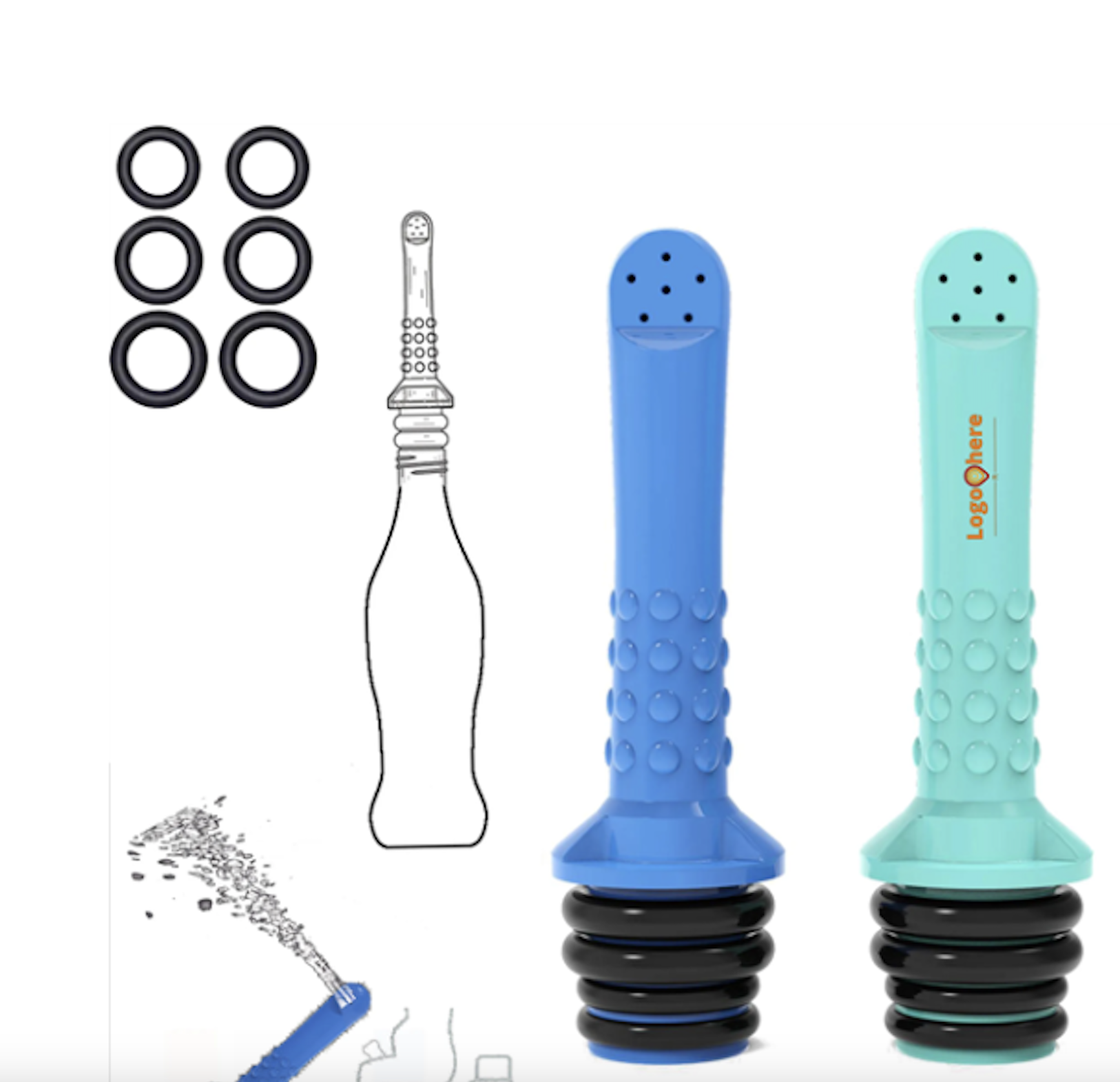 2Pcs Portable Travel Bidet 3