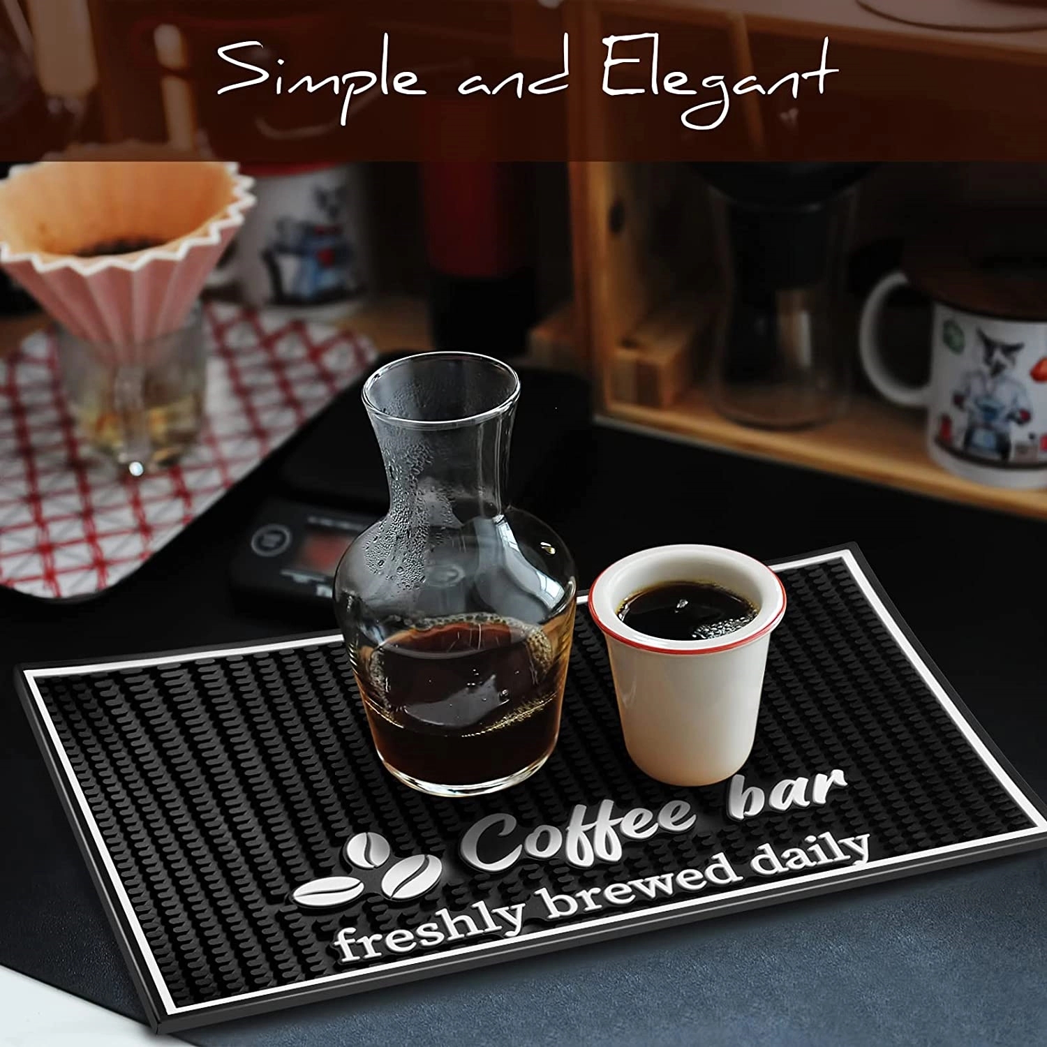 Coffee Bar Mat 18 x 12 Inches 7