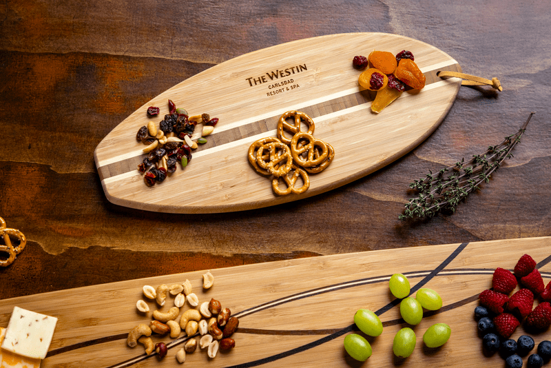Lil' Surfer Bamboo Cutting Board 33