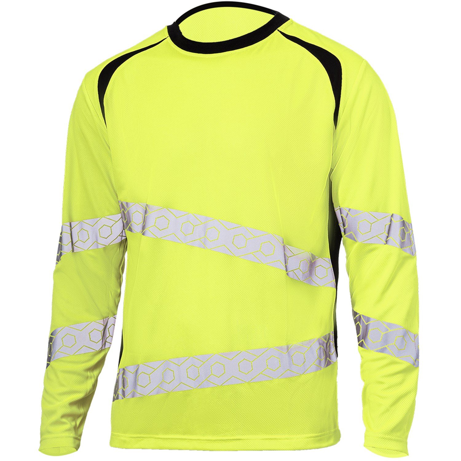 3.8 Oz. Polyester Class 3 Double Band Segmented Tape Safety T-Shirt 6