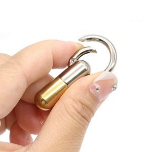 Compact Folding Metal Knife With Carabiner 8
