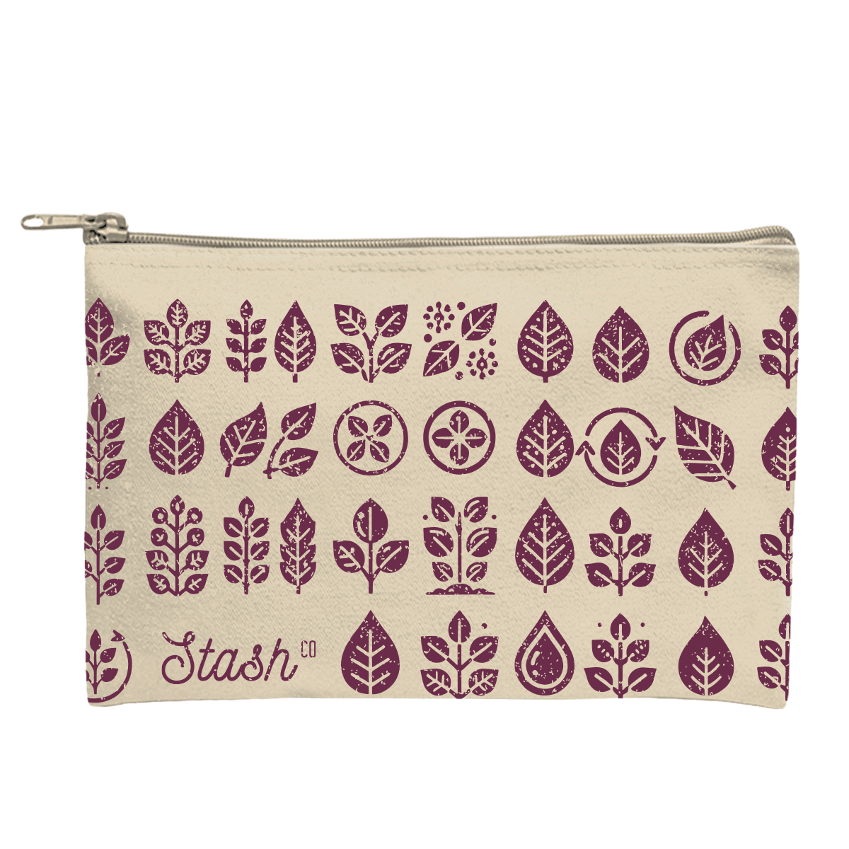Recycled Canvas Zippered Pouch 3