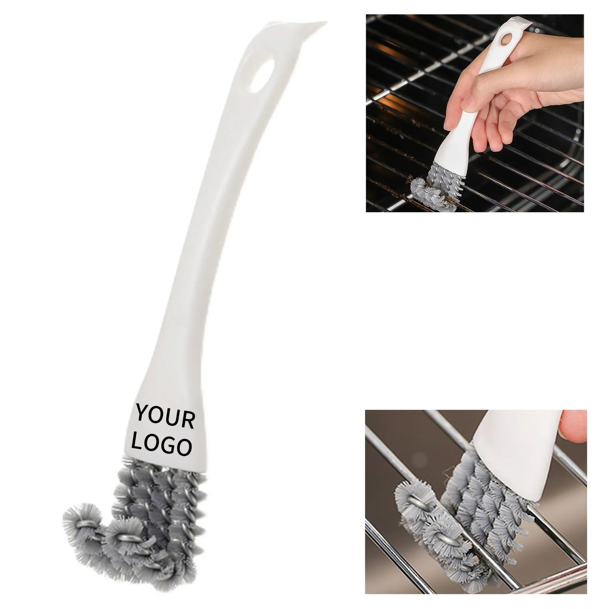 Heavy Duty Grill Brush with Non Slip Handle 2