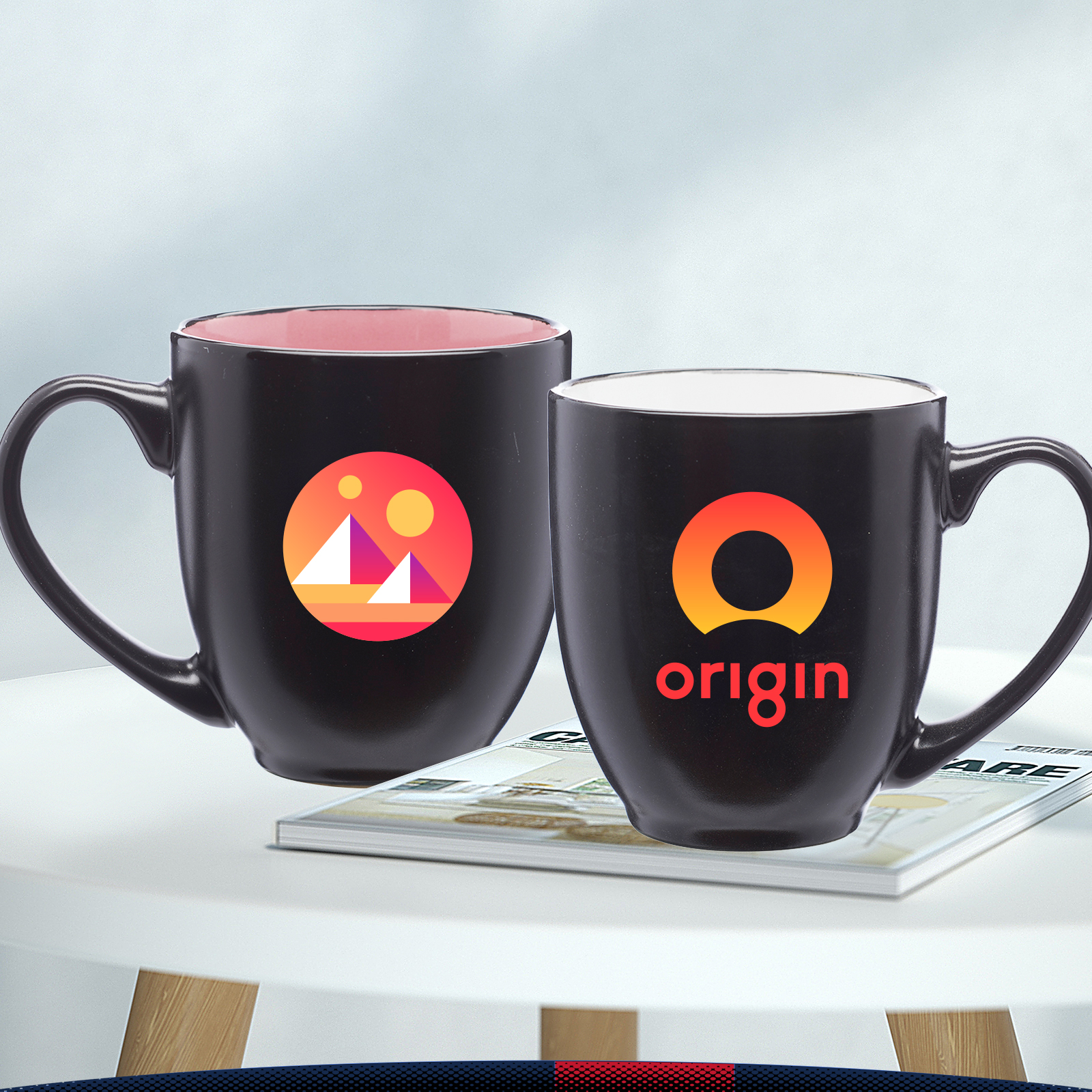 16 oz. Two-Tone Ceramic Mugs 5