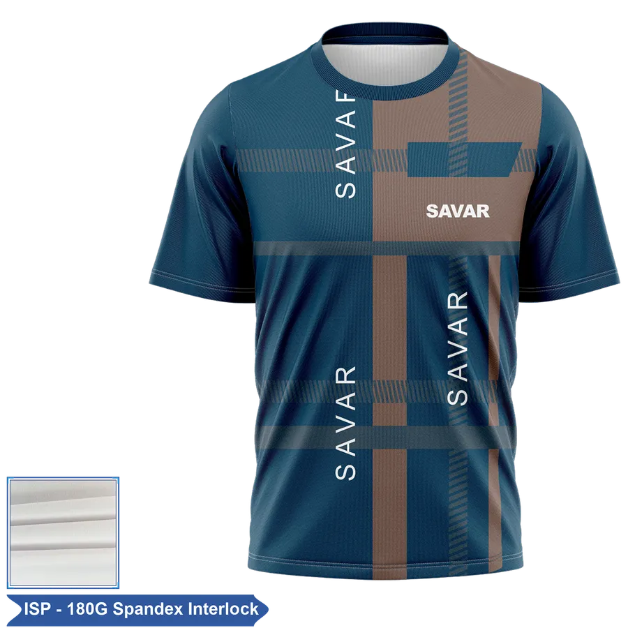 Unisex & Kids Sublimation Spandex Interlock Short Slv TShirt 6