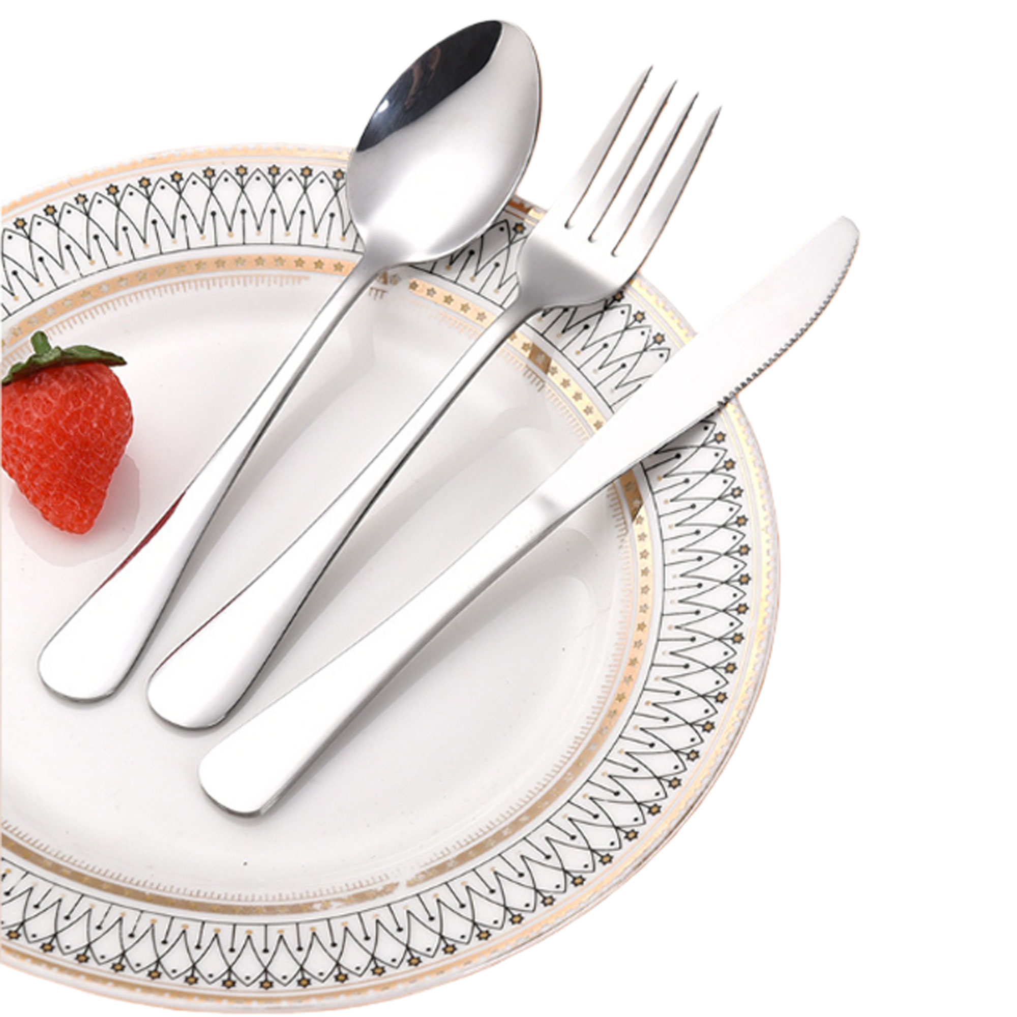 MOQ20 4-Piece Stainless Steel Portable Cutlery Set 3