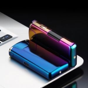 Rotated Arc Lightning Lighter With Flashlight And USB Charging 30