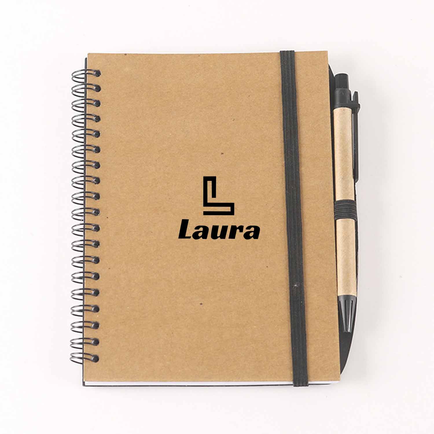 Eco-friendly kraft paper coil office business notebook 2