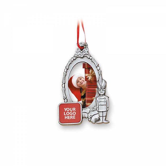 Photo Ornament (2.5 x 1.5 in  Oval w/Toy Soldier)