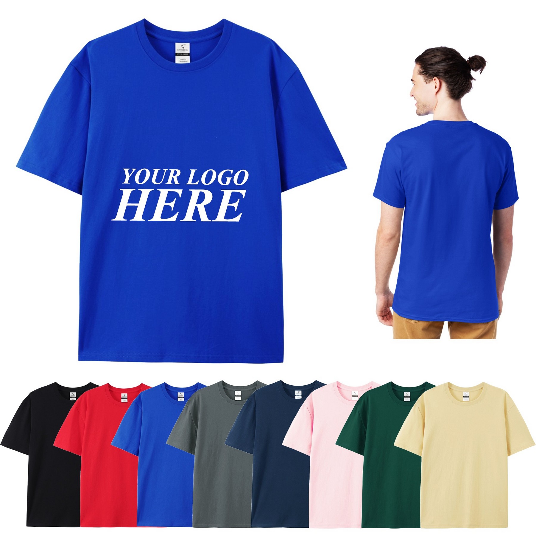 220GSM Cotton Unisex Heavy Short Sleeves 8