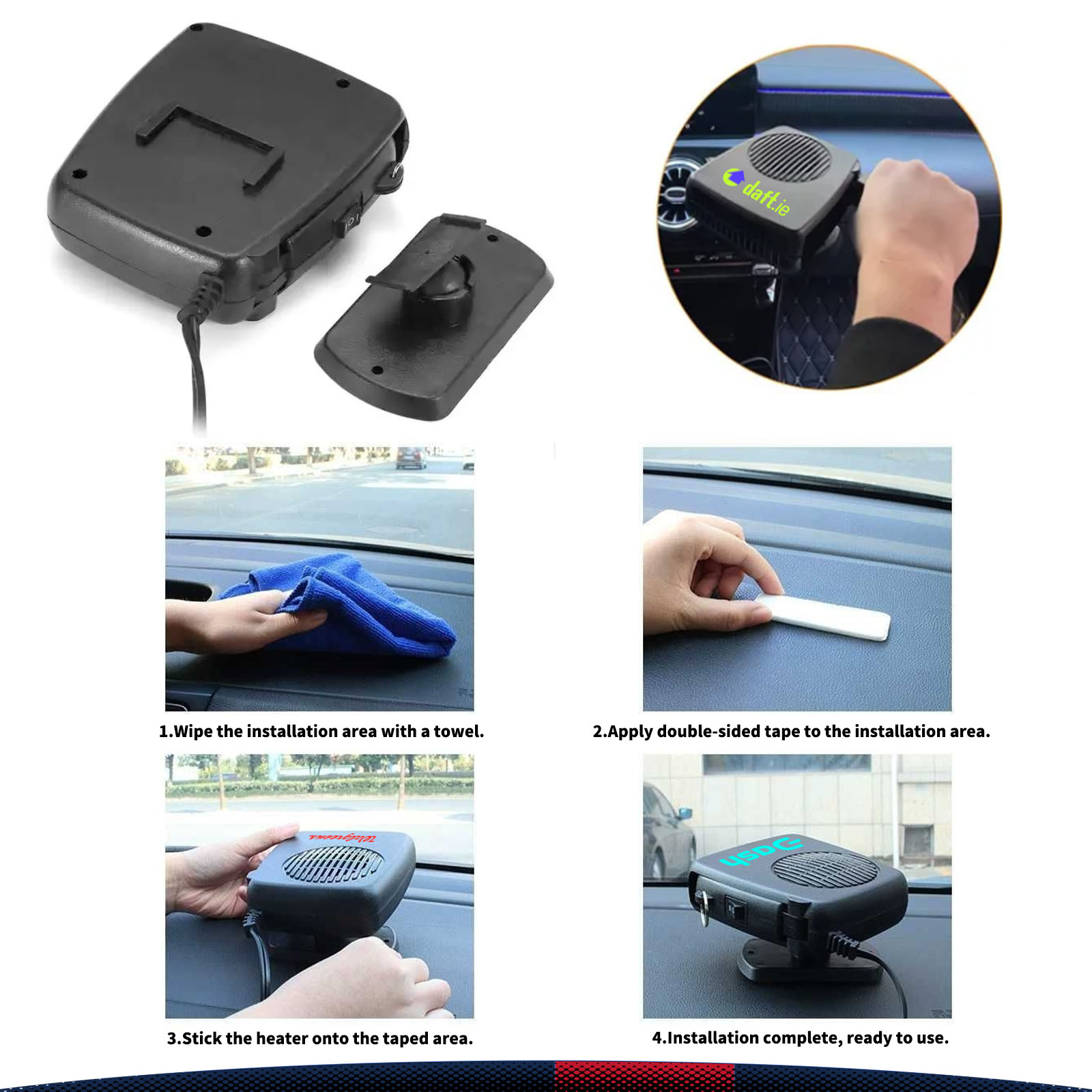 Hagie 2in1 Car Heater 3