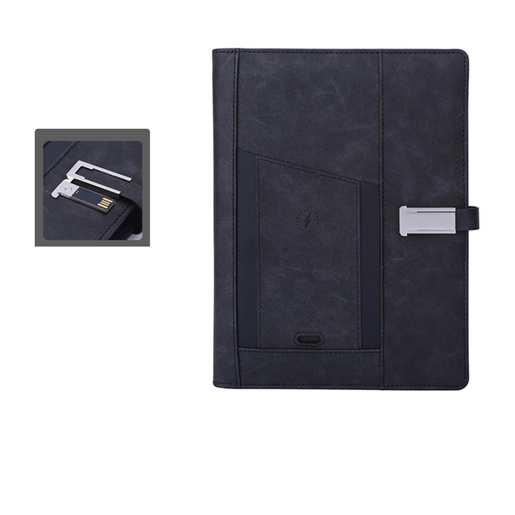 A5 Notepad with 8000 mAh Power Bank & 8GB Flash Drive 7