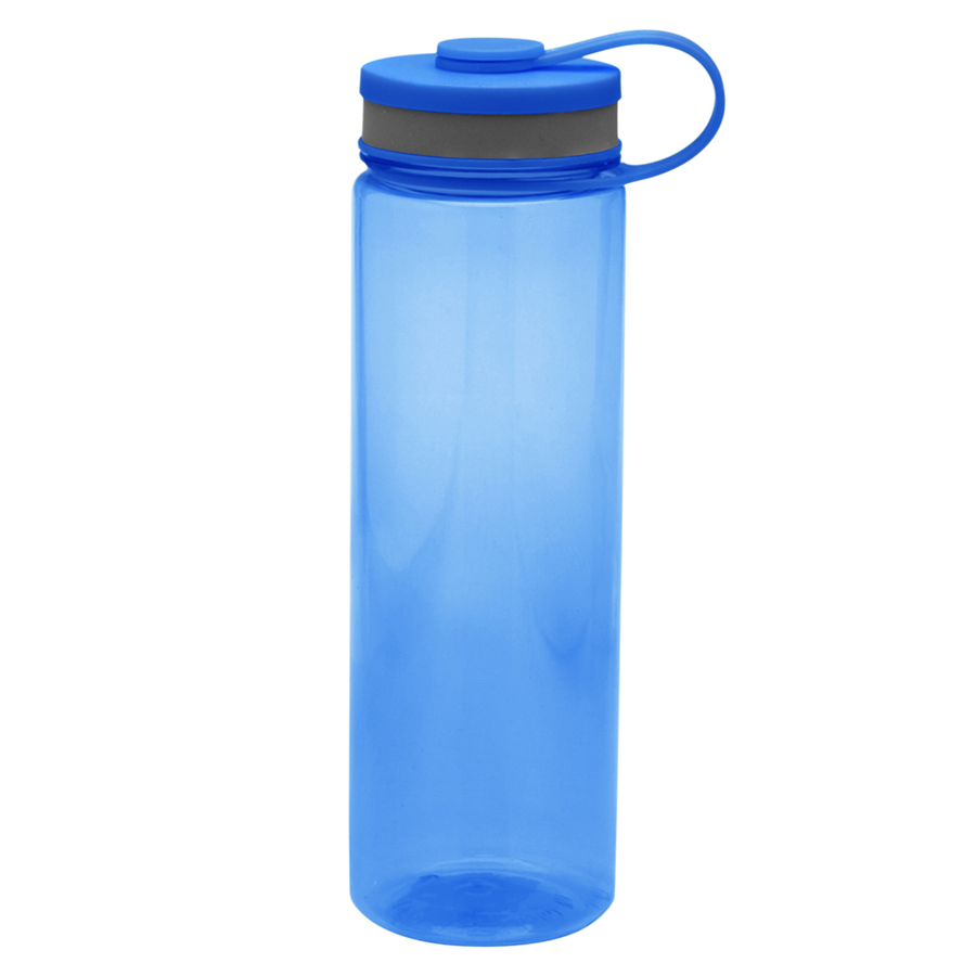 Wide Mouth Plastic Water Bottle - Screw-on Cap, 26 oz. 2