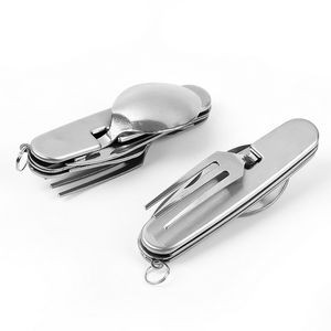 Stainless Steel Simple Multifunction Pocket Gift Knife 4