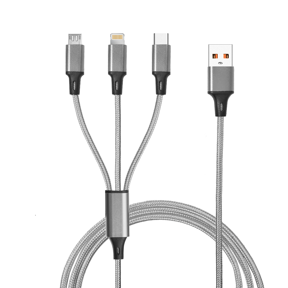 Taft Avenue 3 in 1 Nylon Braided Charging Cable 25