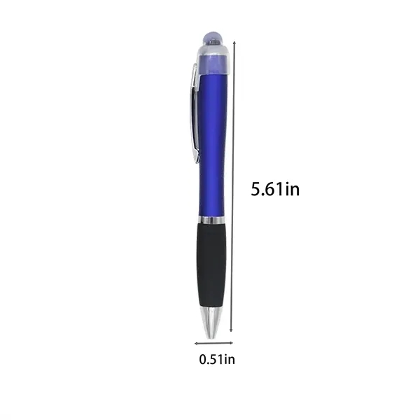 LED Logo Stylus Ballpoint Pen Multifunctional Writing Tool 6