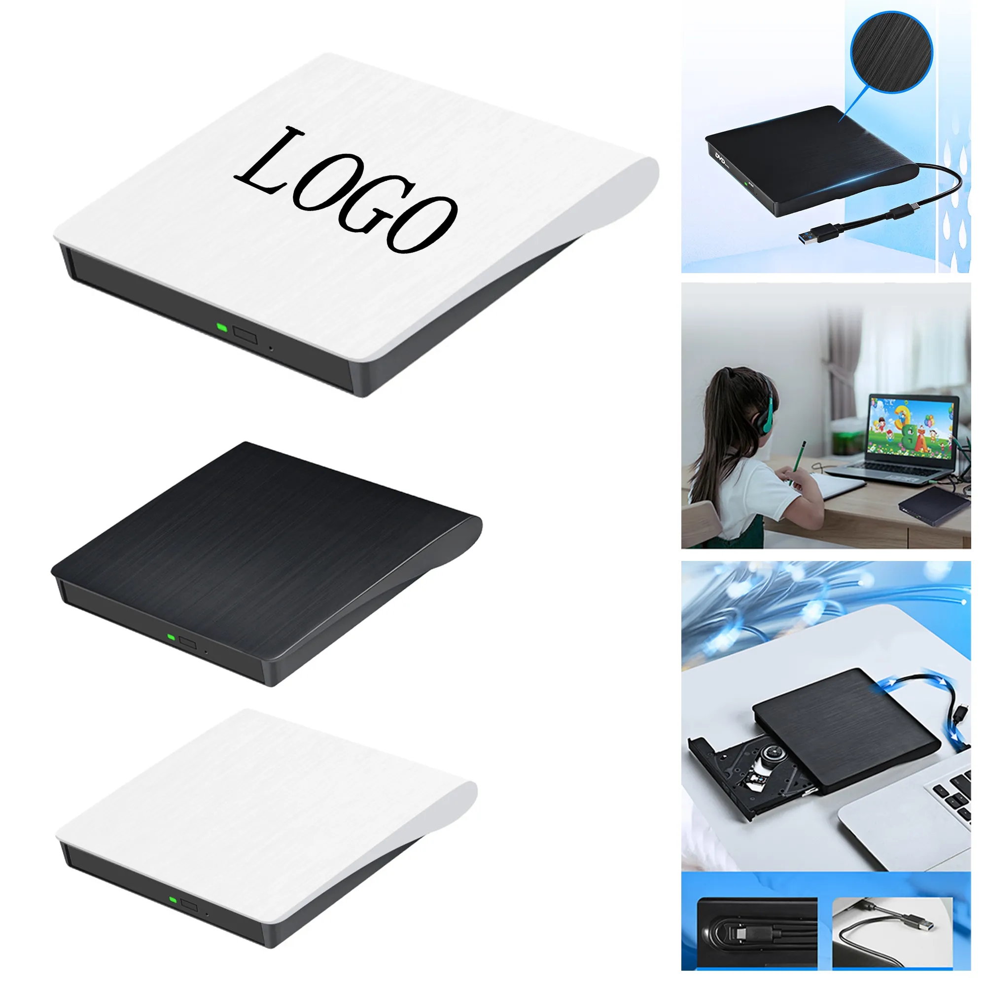 External CD/DVD Drive for Laptop 2