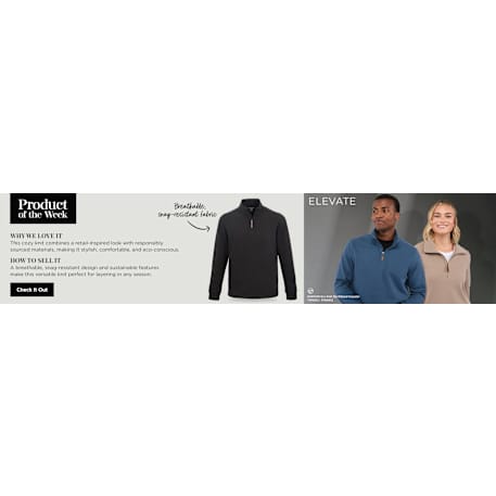 HUDSON Eco Knit Quarter Zip-Men's 177