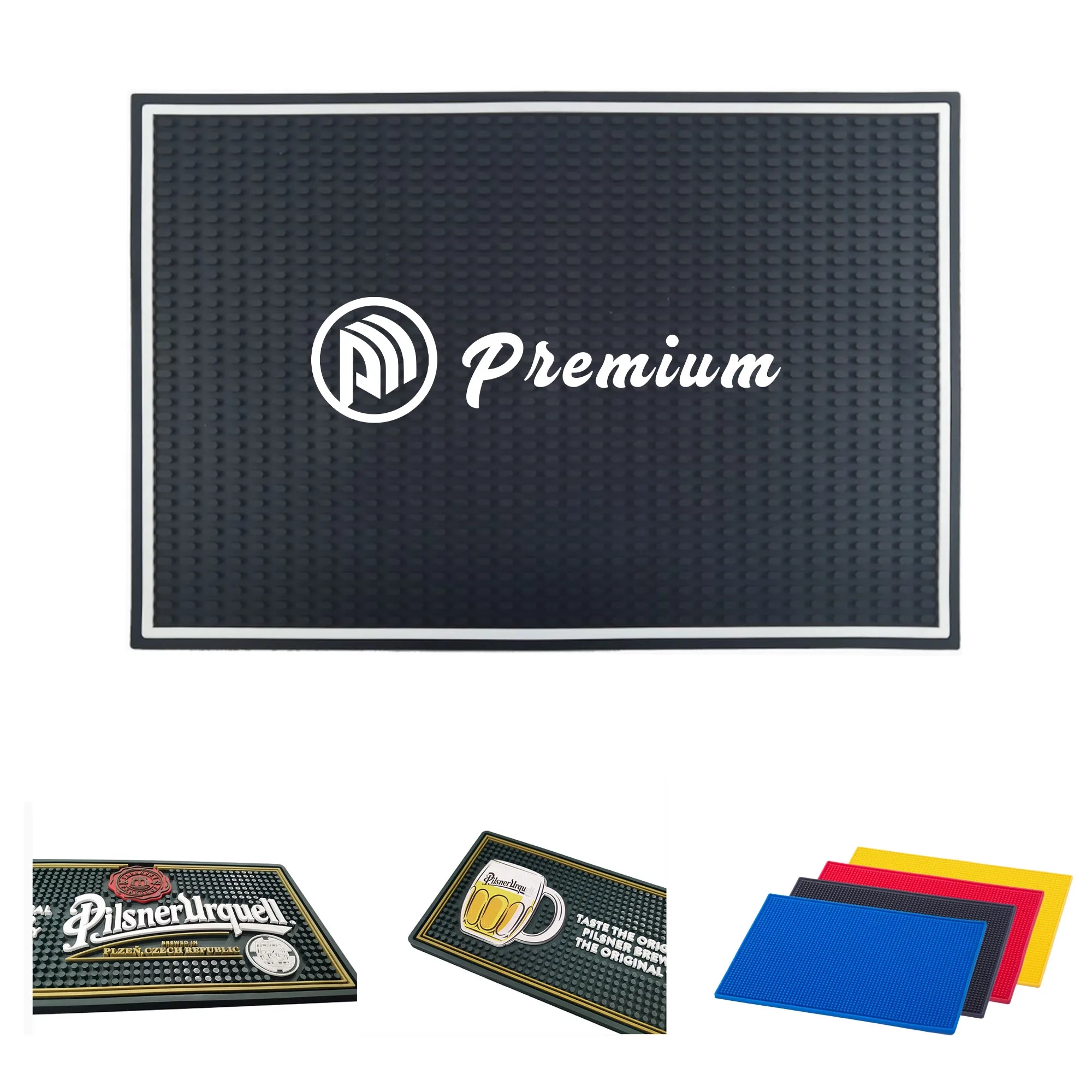 Custom Square Pvc Bar Mat 2