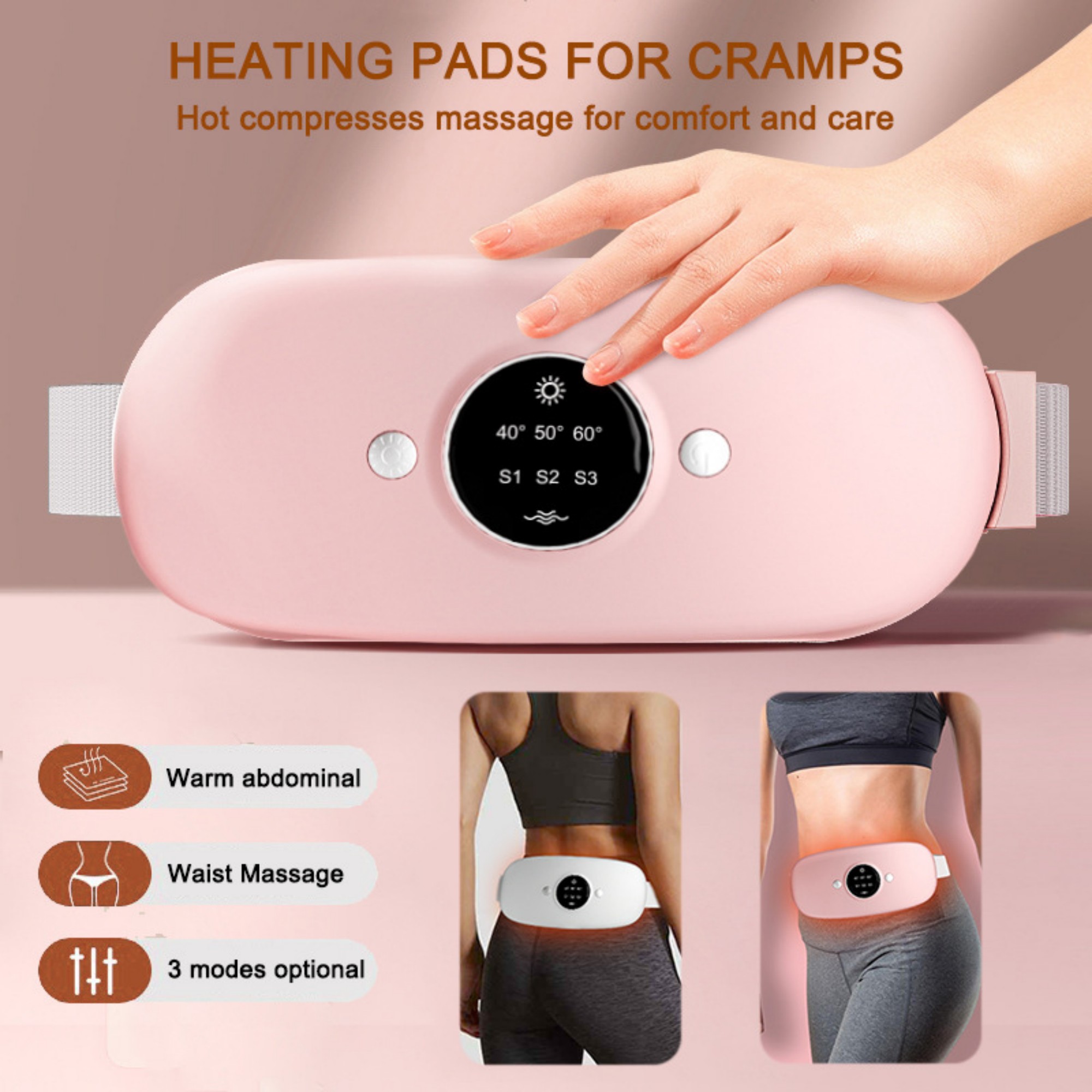 Digital Display Heating Menstrual Belt 5