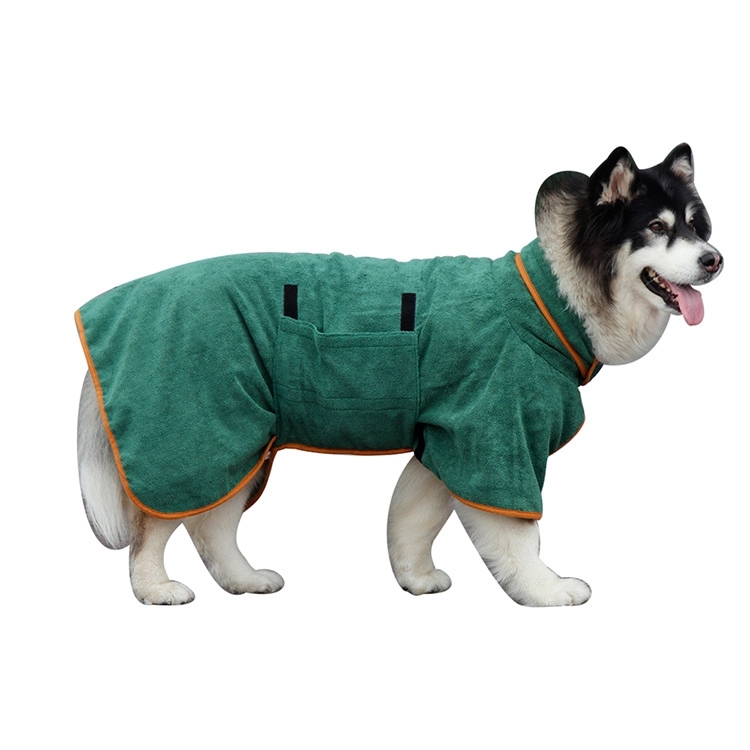 Adjustable Dog Drying Bathrobe 5