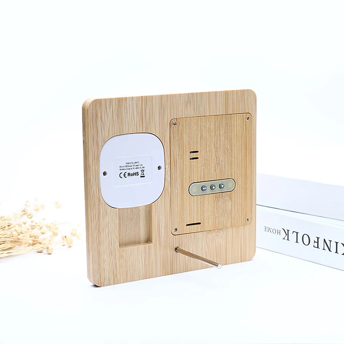Meteorological Clock Temperature and humidity display Stand 5