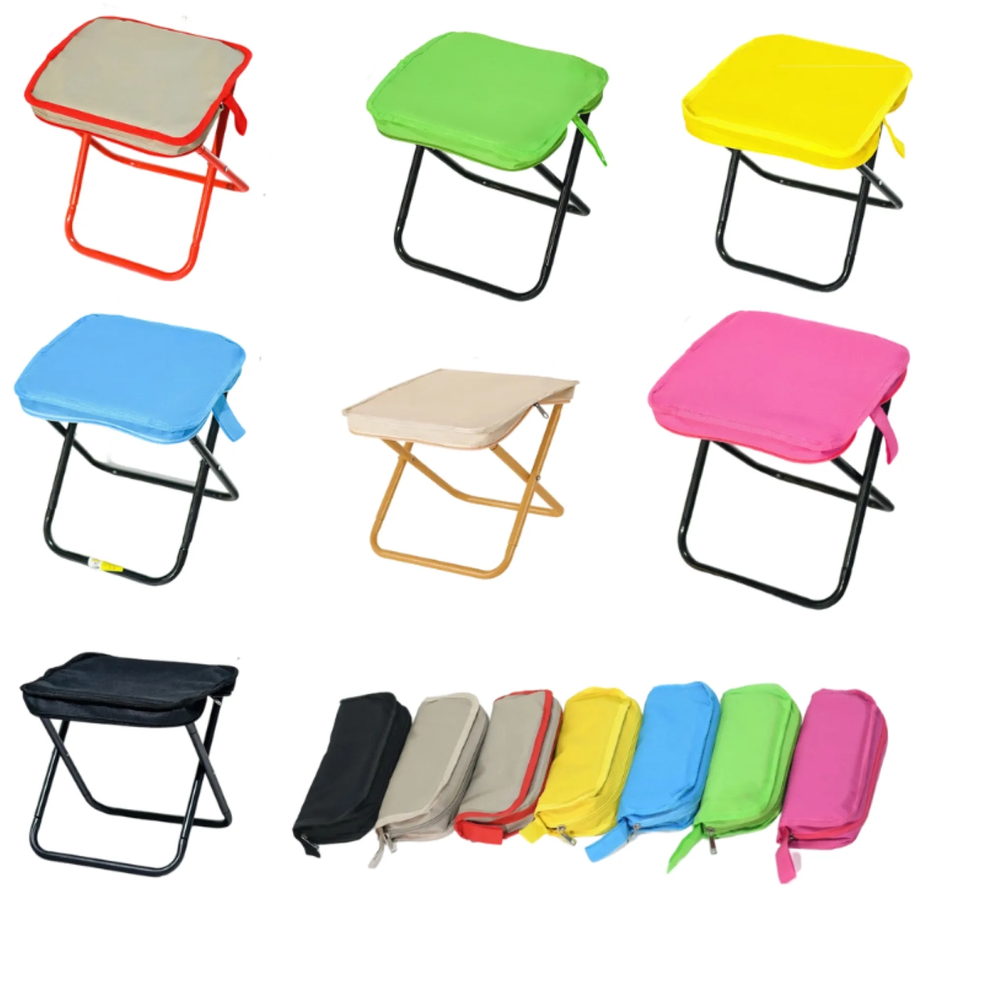 Portable Pencil Bag Outdoor Folding Stool 4