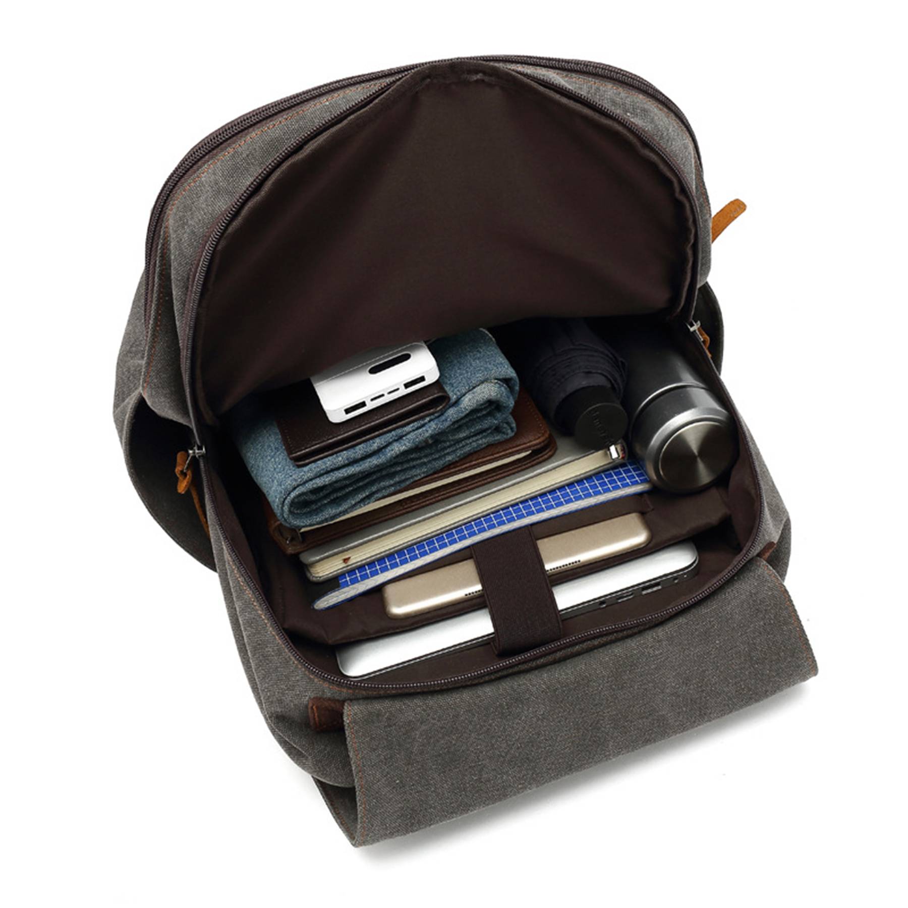 Large Canvas wearable Backpack for business 5