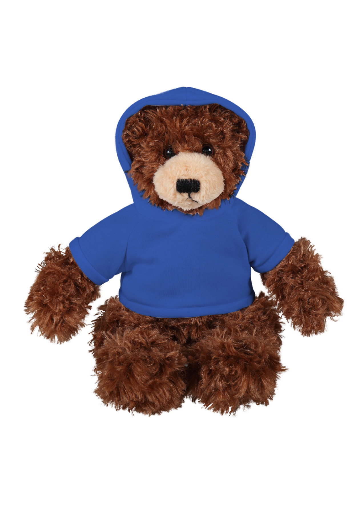 soft plush  Chocolate Brandon Bear with hoodie 7