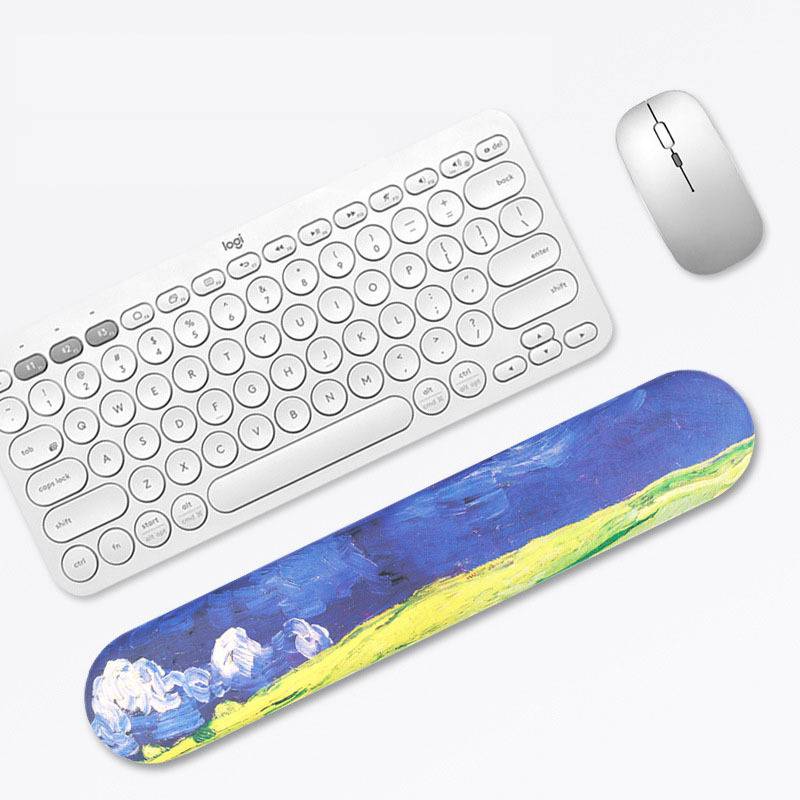 Gel Memory Foam Set Keyboard Wrist Rest Pad 3