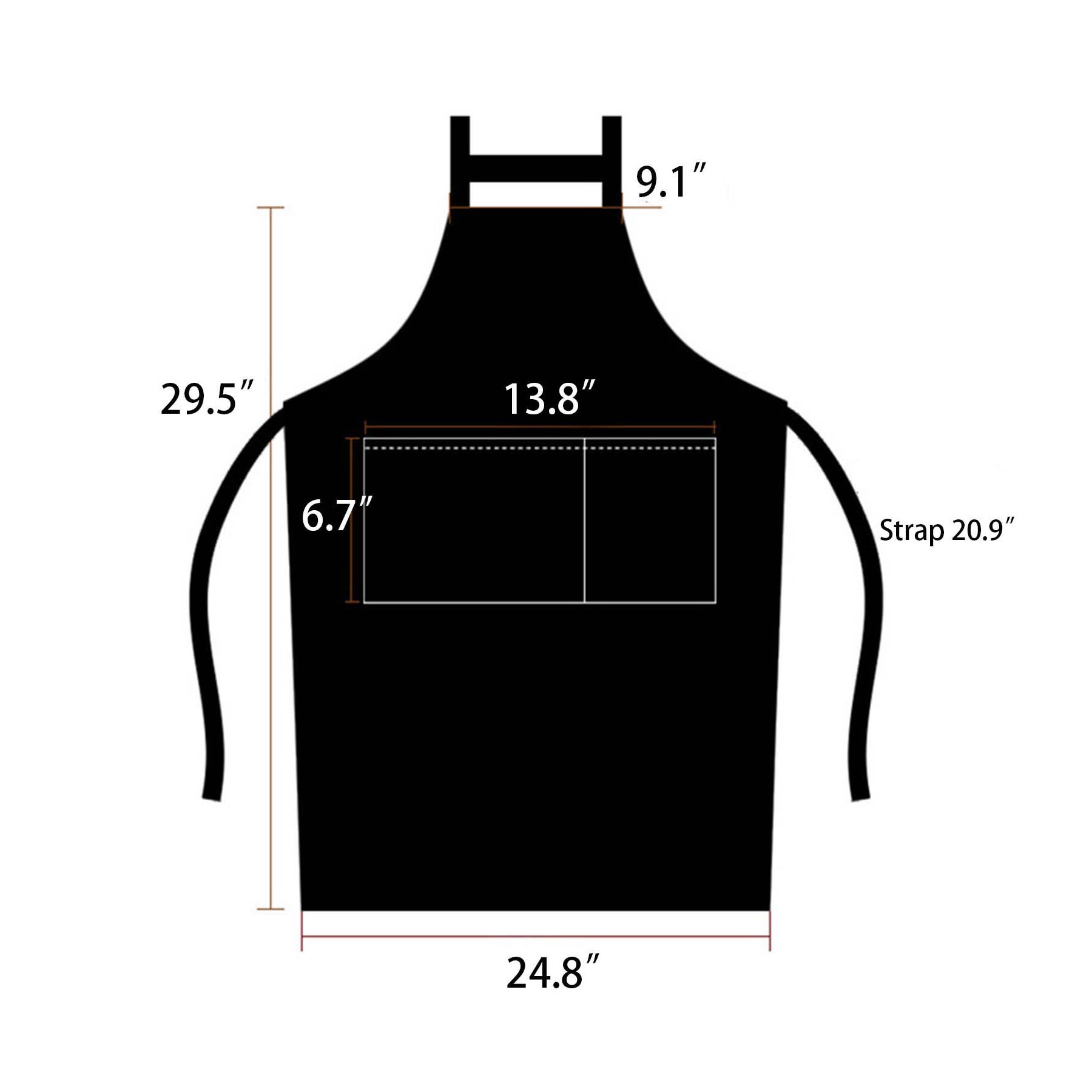 PU Leather Apron 5