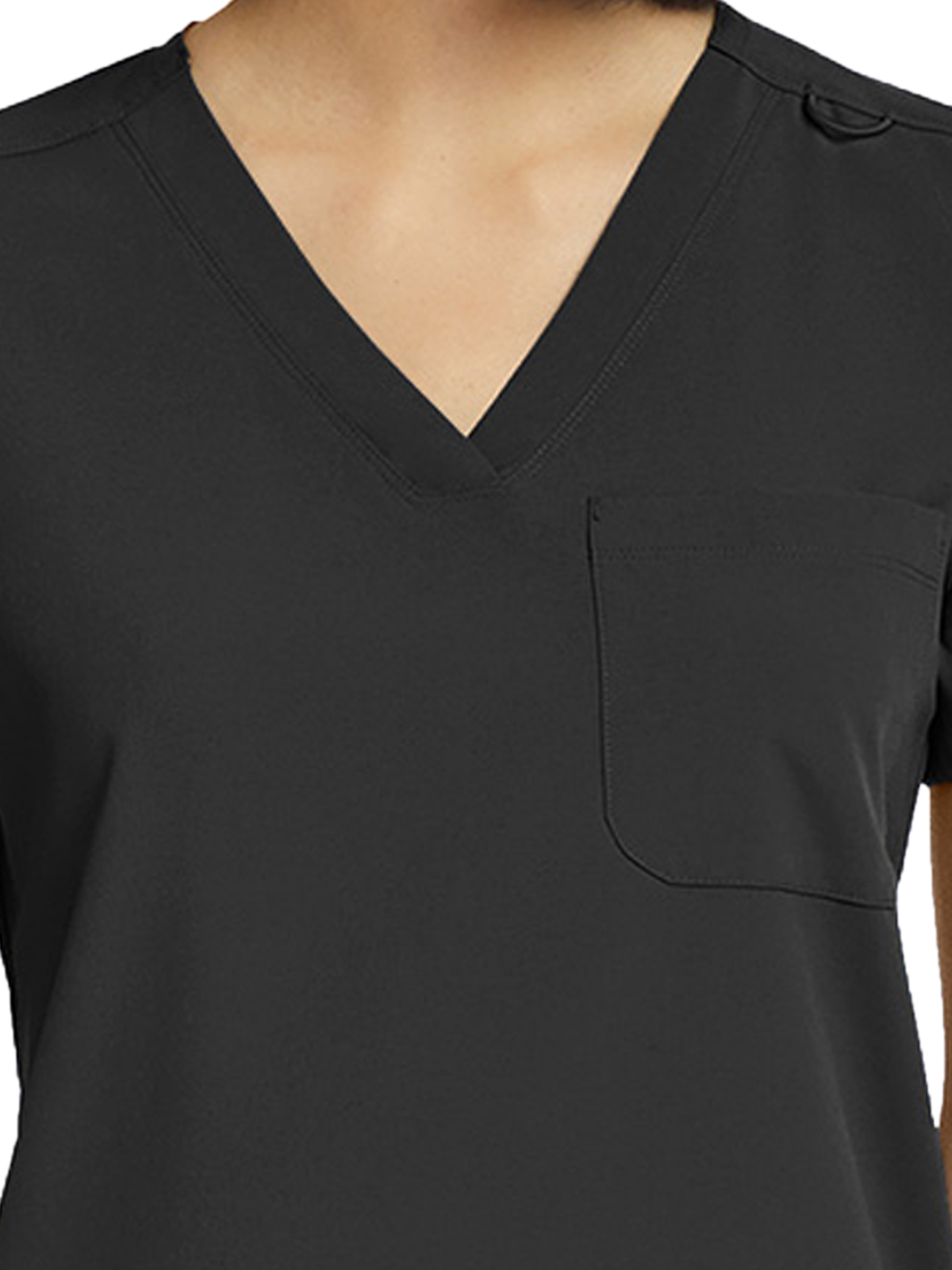 ScrubJoy Originals - Women's Fitted One-Pocket V-Neck Top 22