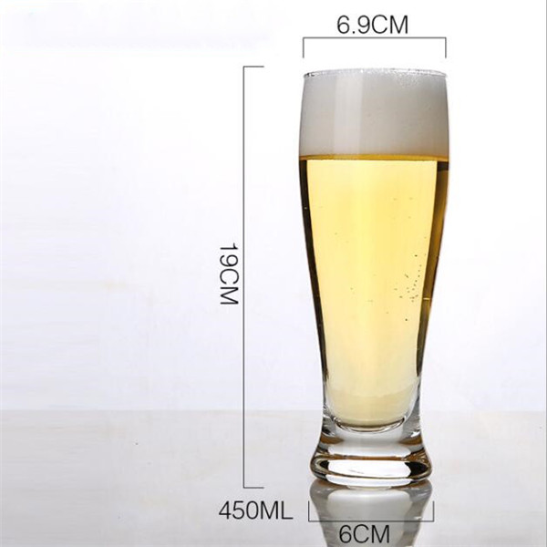 Clear Glass Beer Cups 2