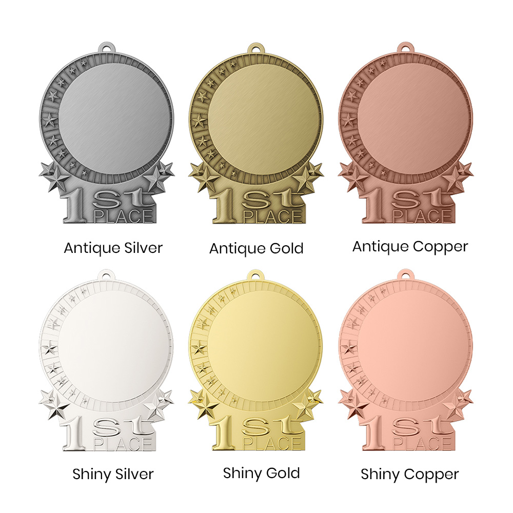 4.5" UV Printed Baseball Medals 6