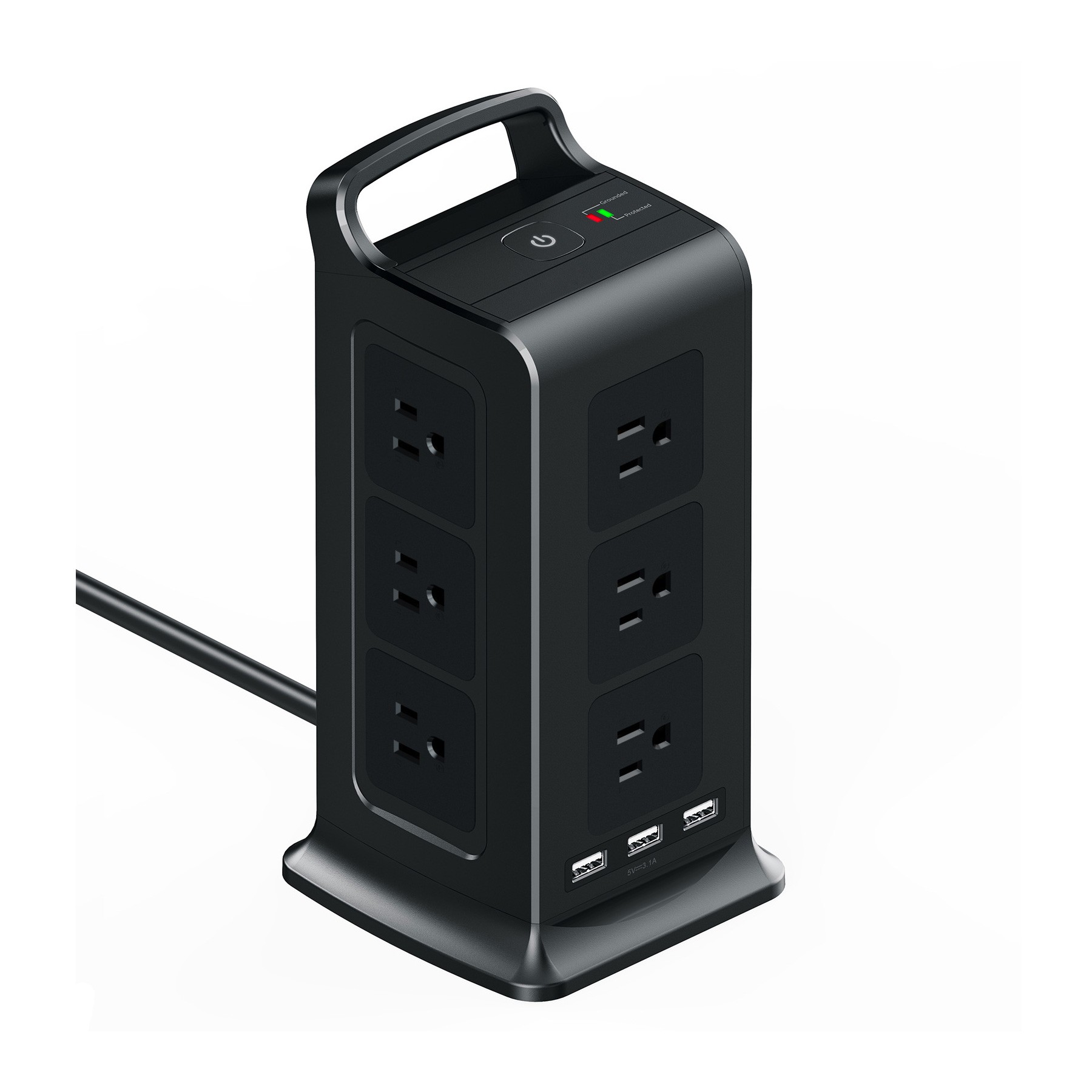 Power Strip with 12 Outlets 3 USB Ports 3