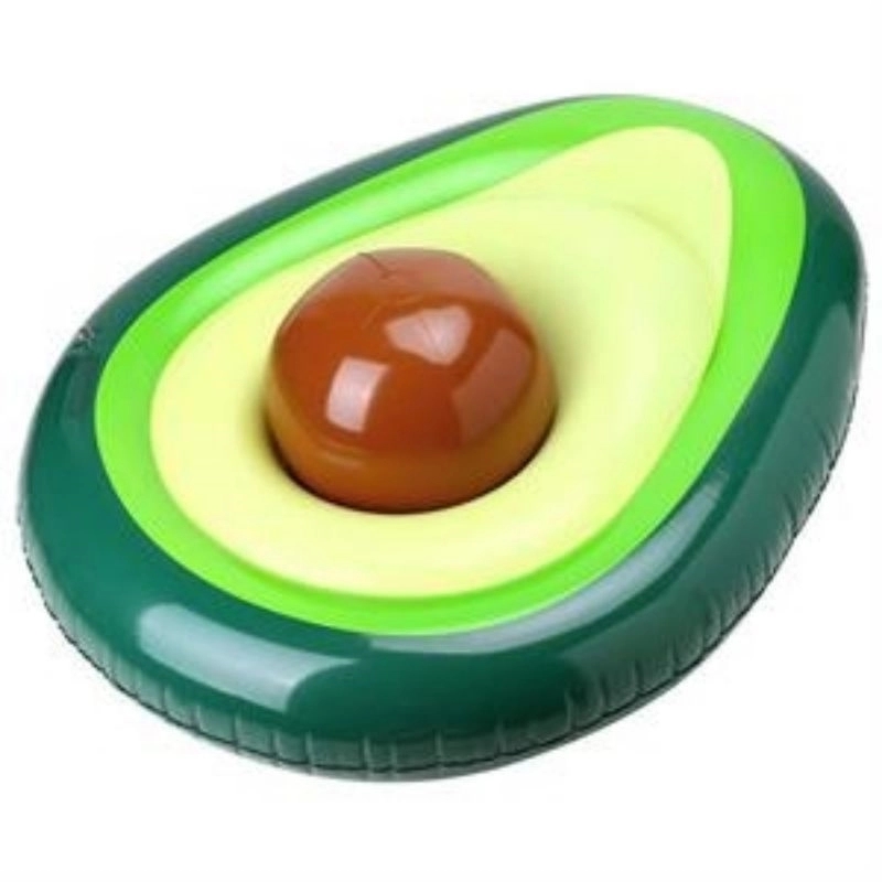 Inflatable Avocado Pool Float With Ball 6