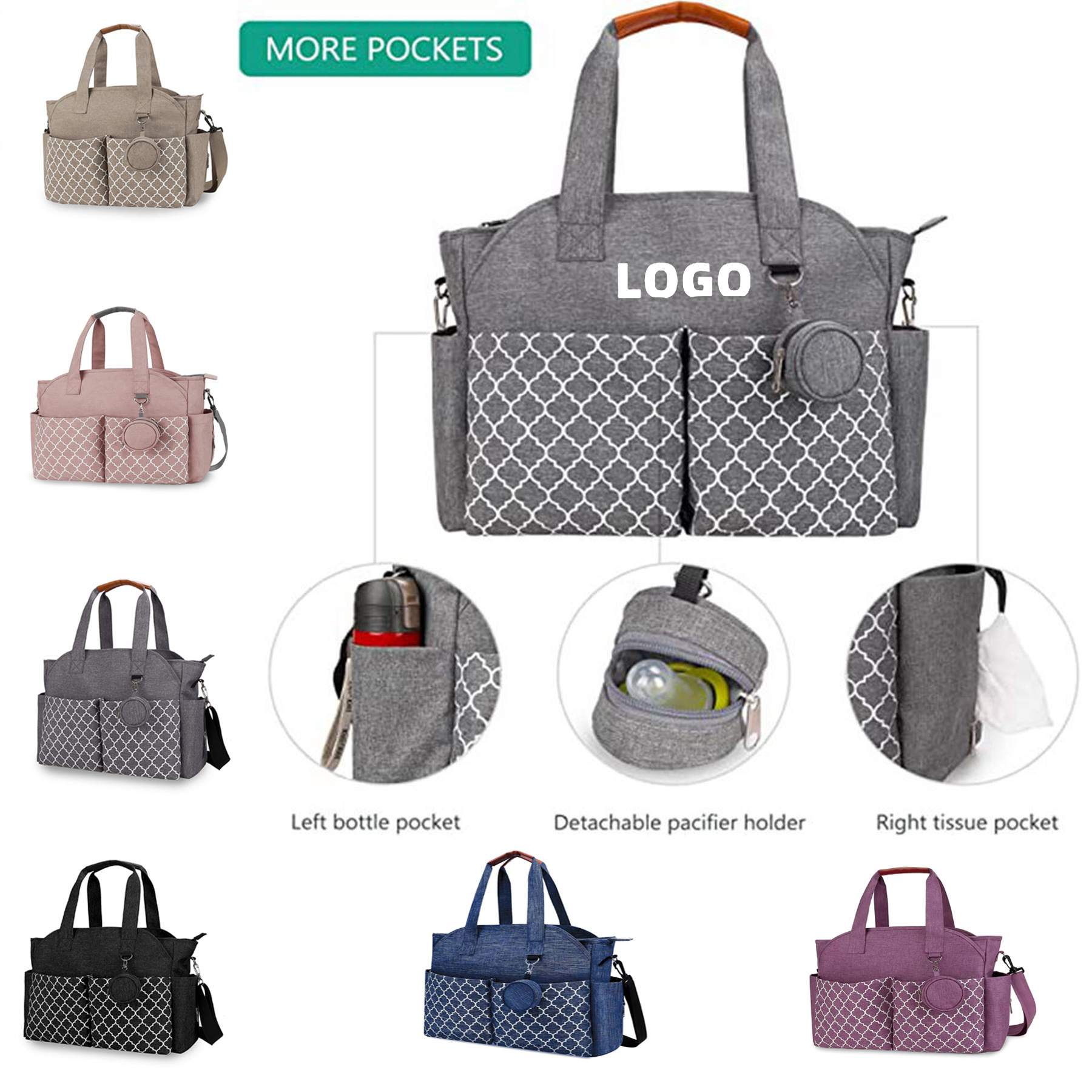 Baby Diaper Tote for Travel 2