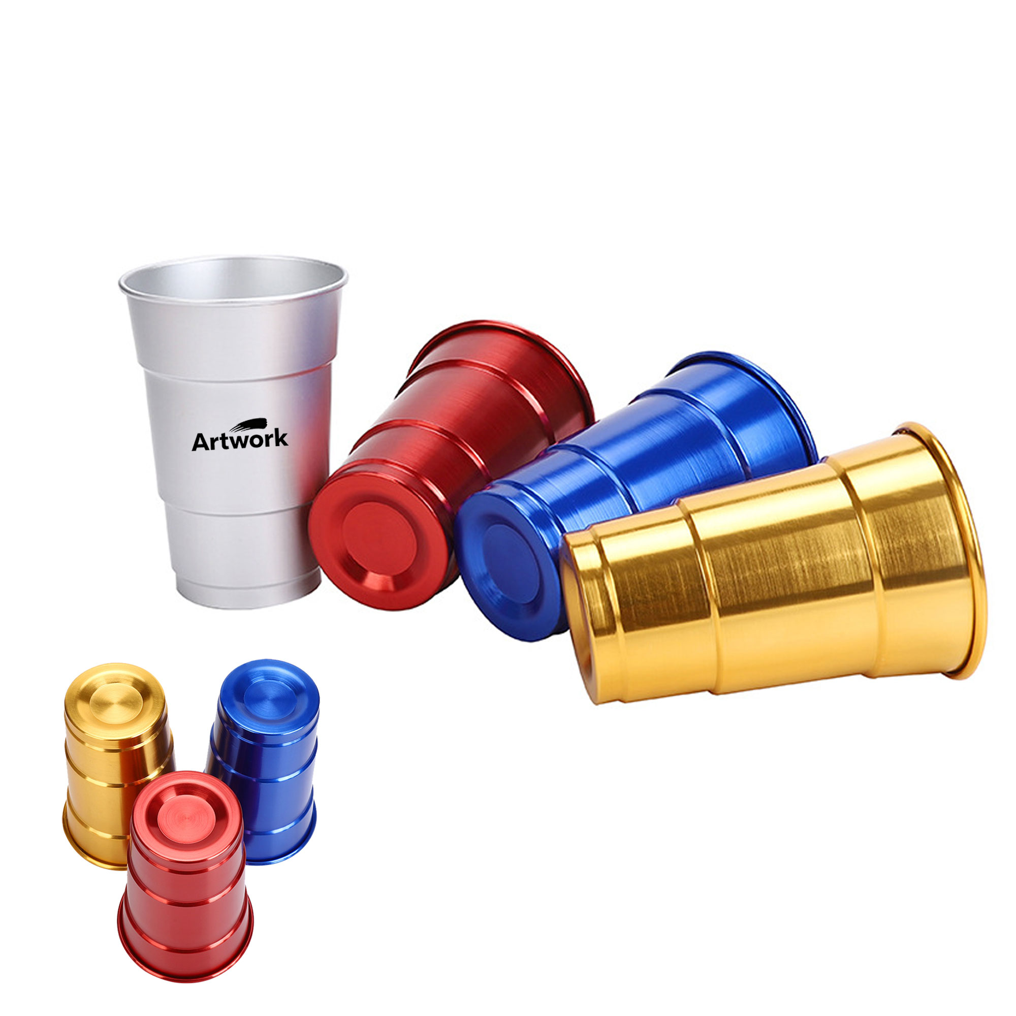 Food Grade Single-Layer Rolled Edge Aluminum Cup 3