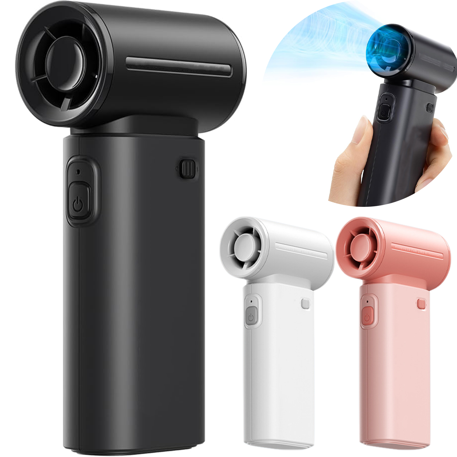 5000mAh Portable Handheld Turbo Bladeless Fan 6