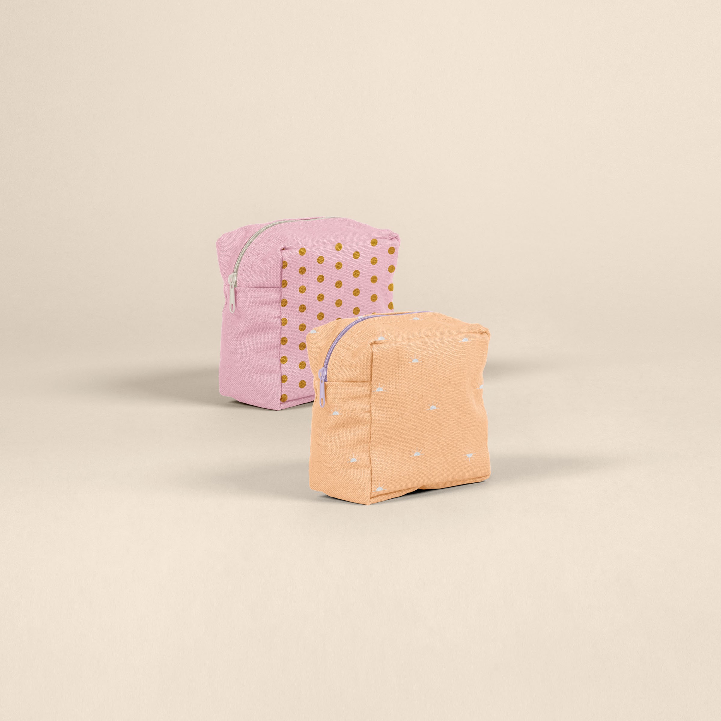 MOD POUCH - MEDIUM - COLORED CANVAS