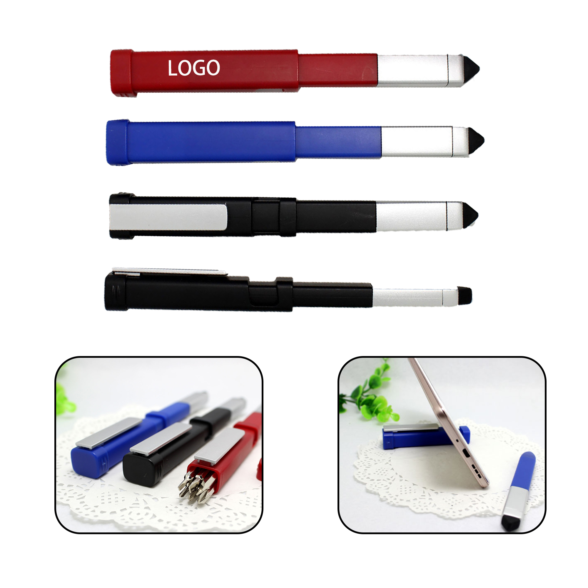 MOQ:100pcs Stylus Pen With Tools 2