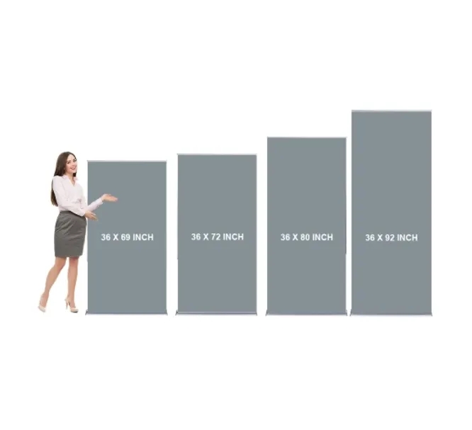 Silverstep 36'' Retractable Banner Stand Package (36" x 69") 4