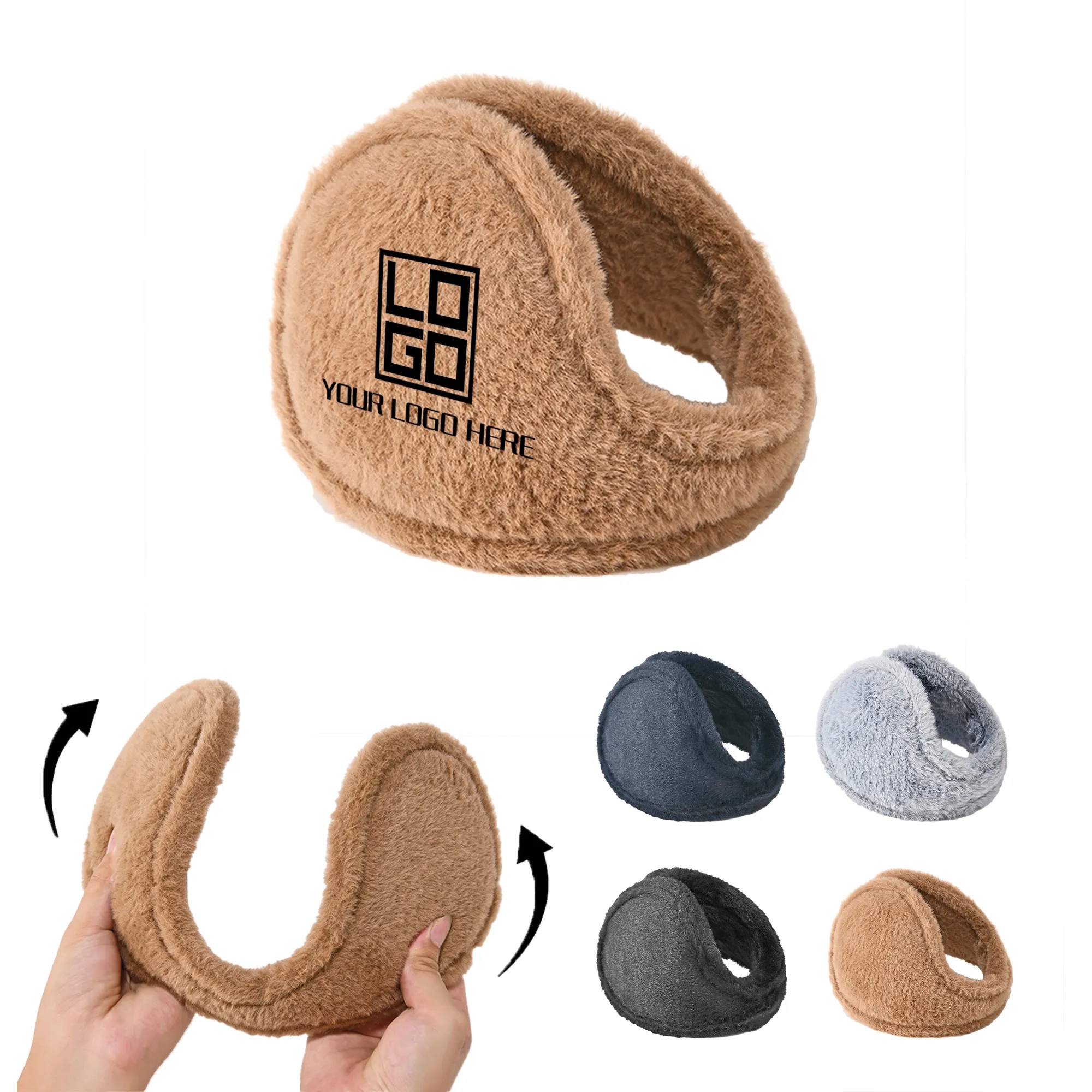 Warm Rabbit Fur Earmuffs