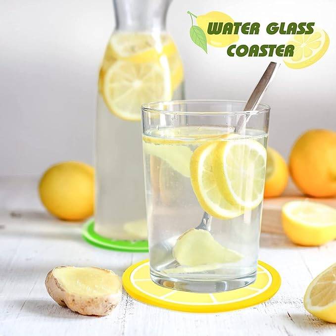 Cartoon Fruit Shape Silicone Coaster 4