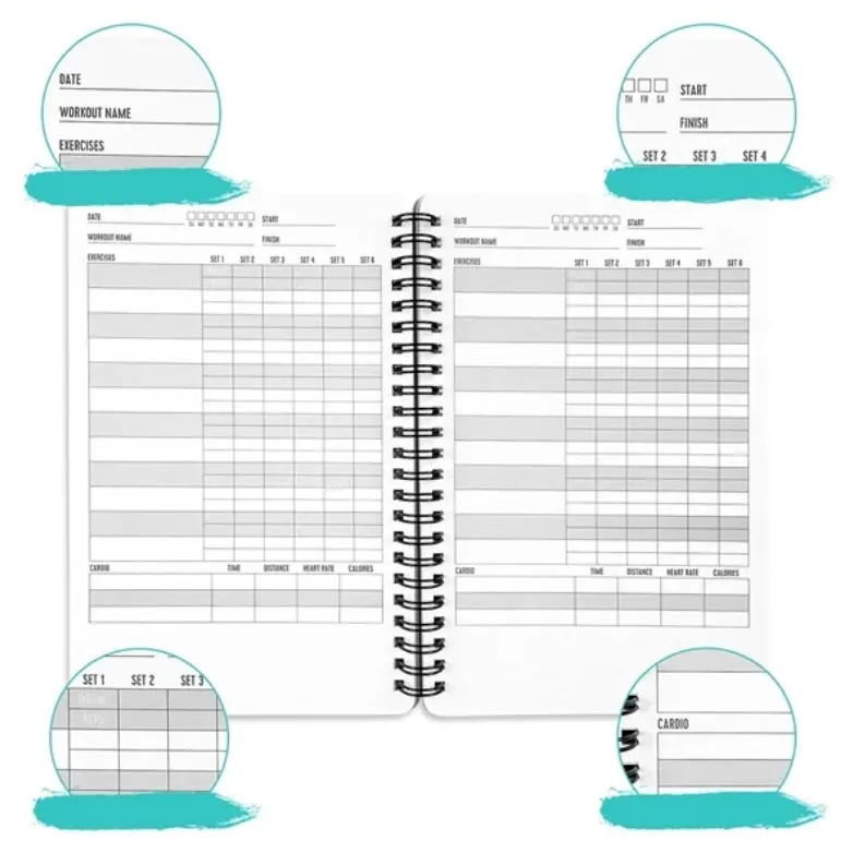 A5 Fitness Workout Journal 5