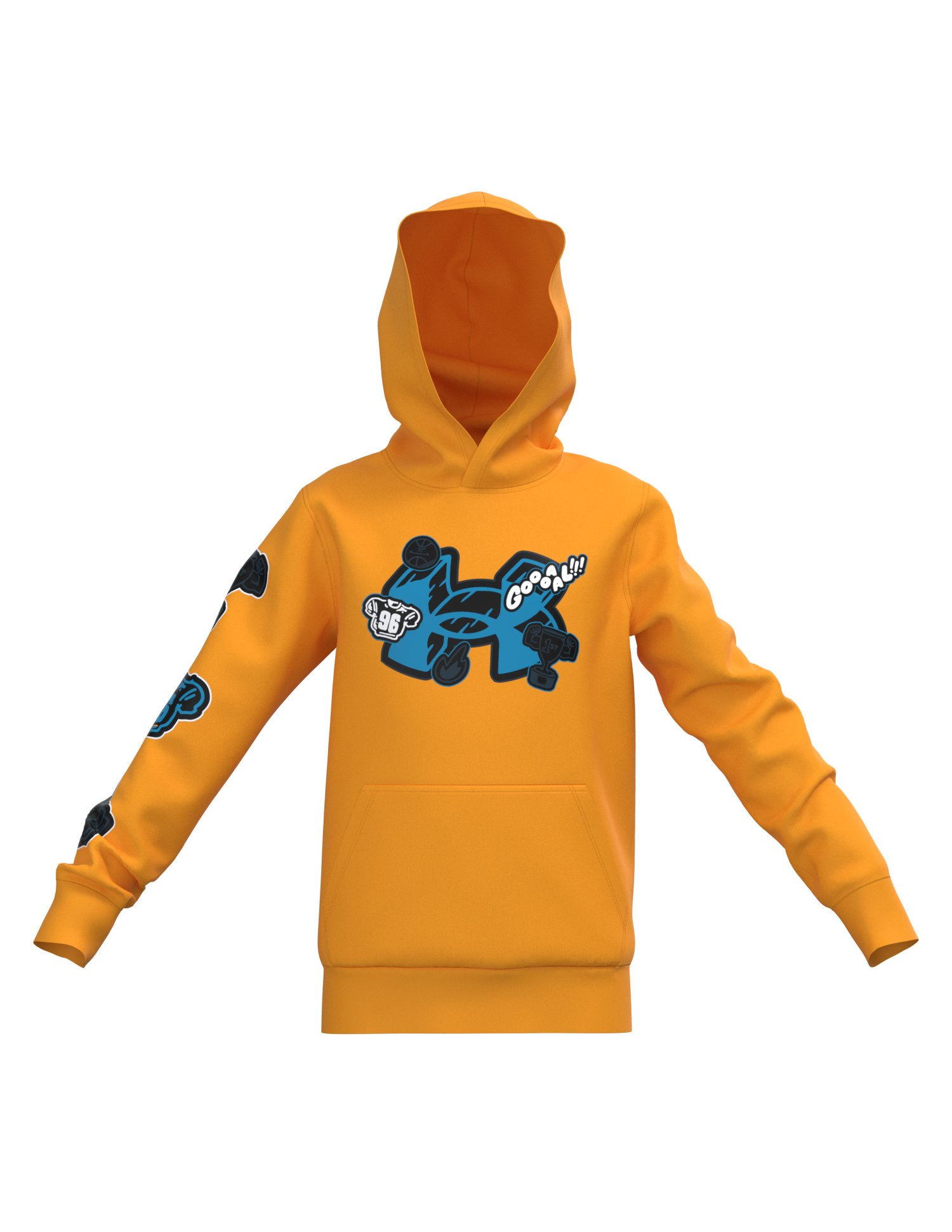 Boys' UA Rival Fleece Trophies Hoodie 7
