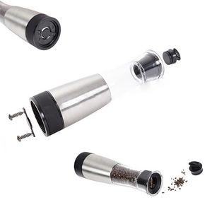 Press Salt Mill Or Pepper Grinder With Adjustable Grind Level 2