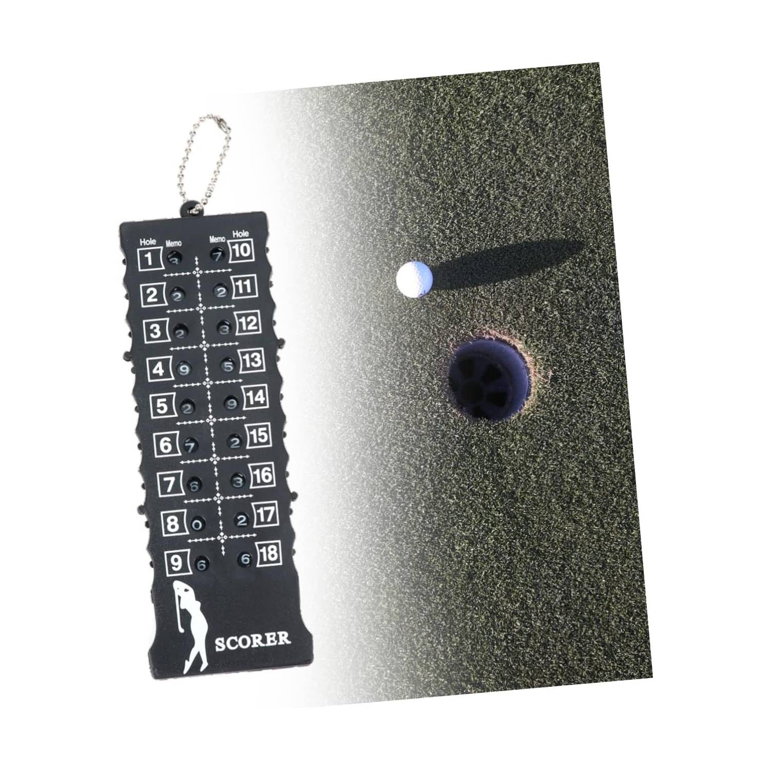 Portable Plastic Golf Stroke Putt Score Counter Tool 1