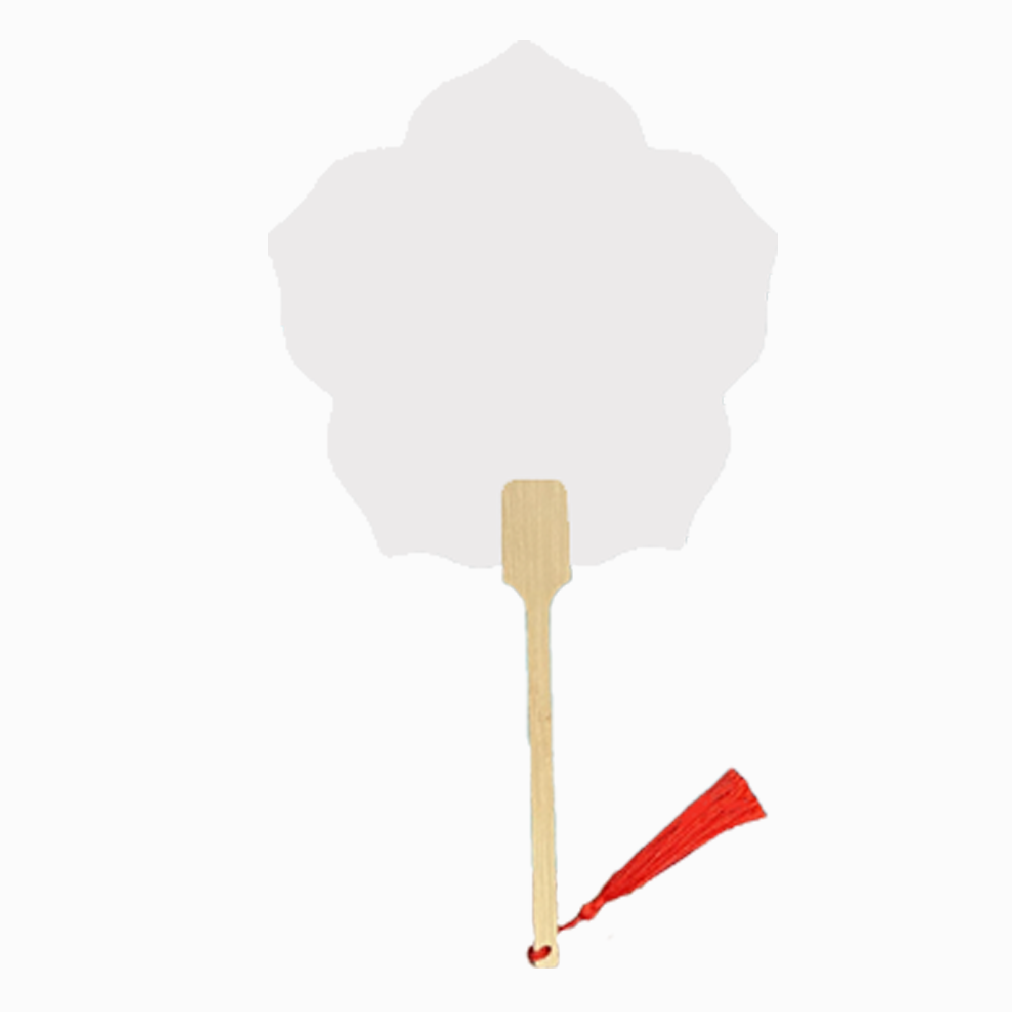 Artistic Lacquer Fan with Blank Canvas 4