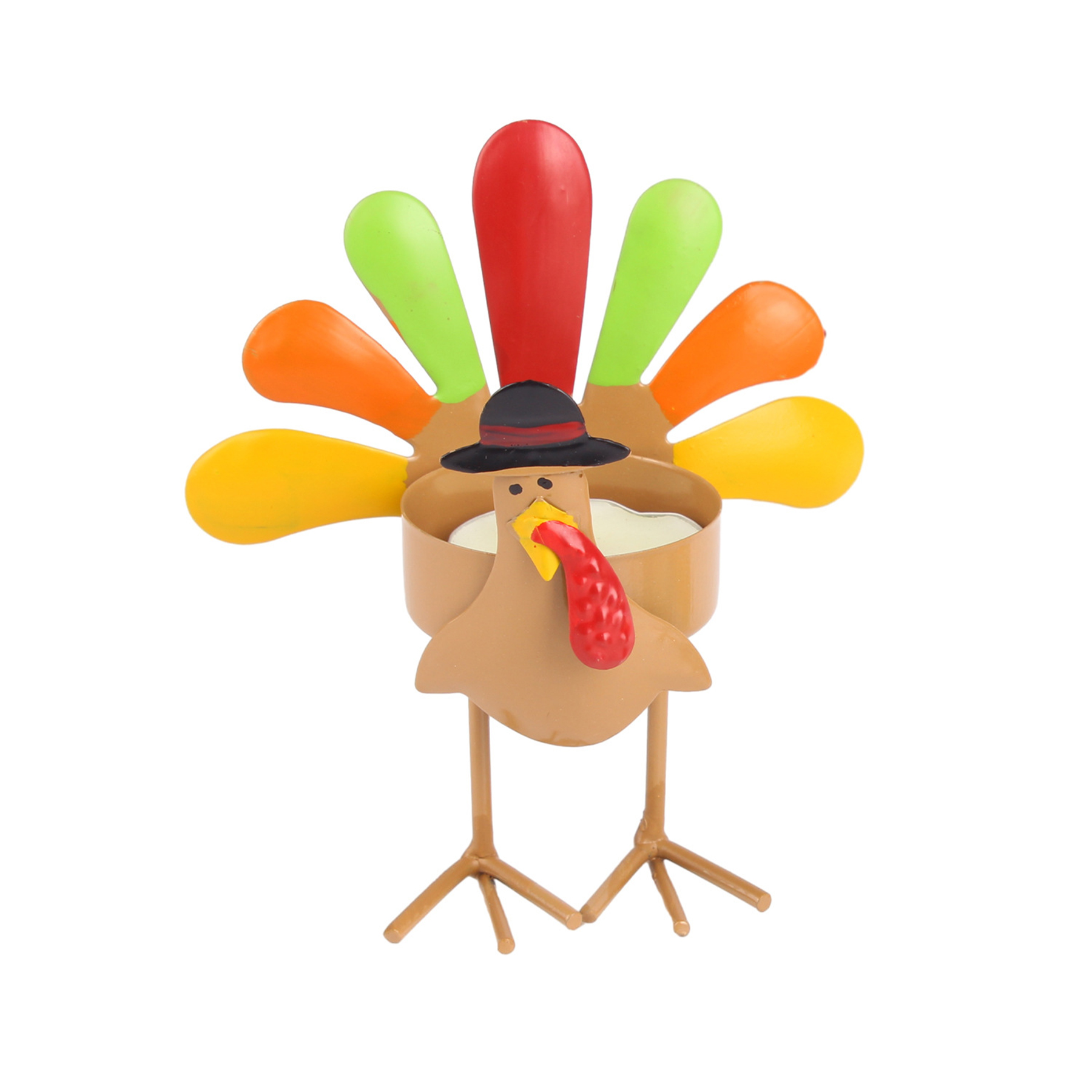 Thanksgiving Turkey Tealight Candle Holder 1